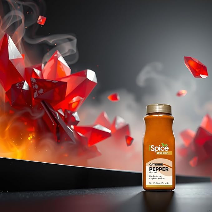 iSpice | Cayenne Red Pepper | 16 oz | Bulk Size | Kosher | Rich Aroma