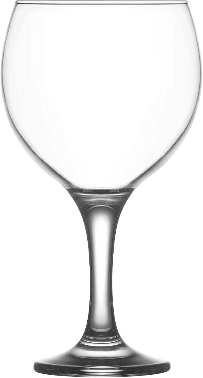 LAV Gin and Tonic, Aperol Spritz Glass Set 6-Piece, Clear Balloon Wine Glasses for Red Wine and Other Cocktails, Oversize Large Goblets for Spritz and Water | 21.75 oz