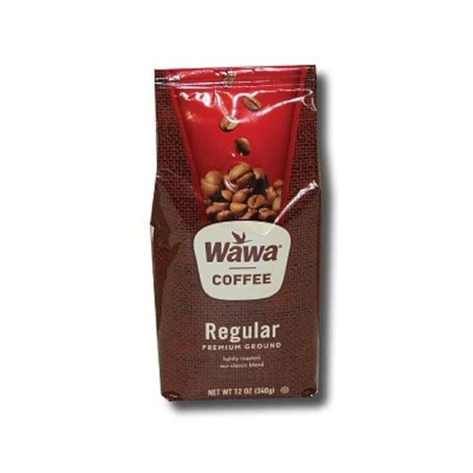 Wawa Ground Coffee Mild Roast, 12 oz Bag, Regular Smooth & Balanced Classic Blend For Hot or Iced Coffee, Slightly Sweet, 100% More Responsibly Sourced from Rainforest Alliance Certified Farms
