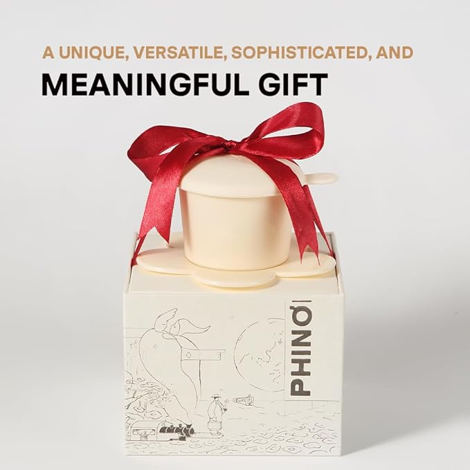 ??Vietnamese Coffee Dripper Phin Filter ??Pour Over Coffee Maker ??Single Cup Dripper with Flower Design ??Reusable Coffee Filter- Paperless Filter for Sustainable Brewing (Ivory)