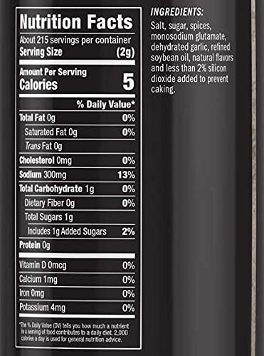 Kosmos Q The Best Garlic Jalapeno Rub, Garlic Jalapeno Pepper Seasoning & BBQ Dry Rub For Chicken, Shrimp, Wings, Salmon, Grilled Veggies & More, Bold Savory BBQ Spice Blend, 15.1 Oz Shaker Bottle