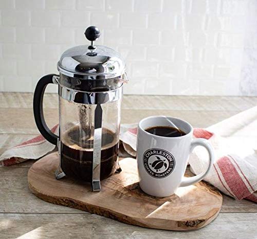Charleston Coffee Roasters | Specialty Organic Ground Coffee | Hand Picked, Premium Slow Roast (Breakfast Blend, Medium Roast) 12oz, 6 pack