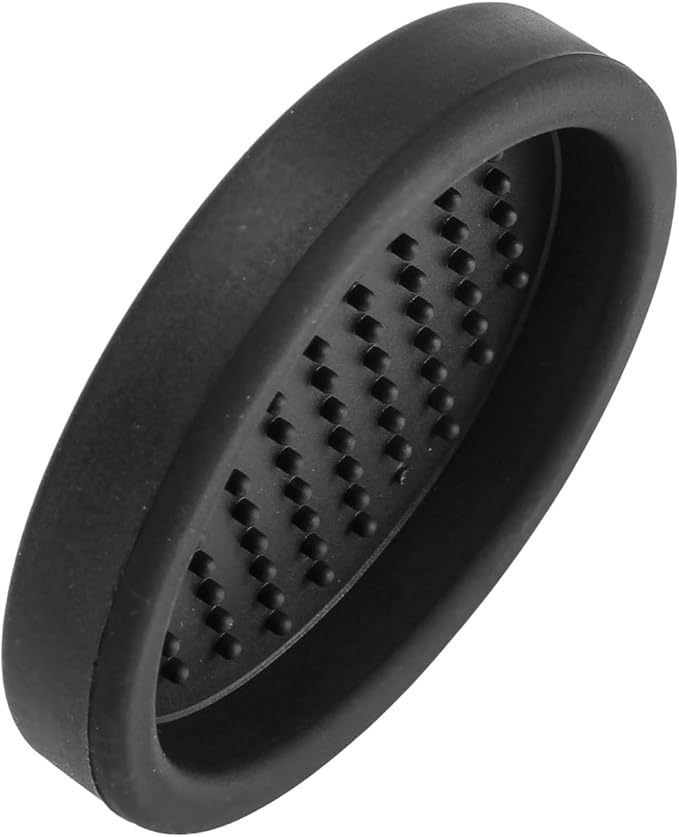 Tamper Mat, Mini Silicone Countertop Espresso Tamping Mat, Cup Mat, Barista Tools, Espresso Accessories, Round, Black