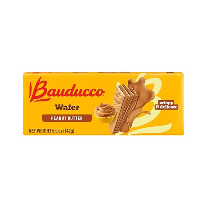 Bauducco Wafer Cookies Tropical Nut Fusion Bundle - Coconut, Hazelnut, and Peanut Butter, 5.0 oz each flavor (Pack of 3)