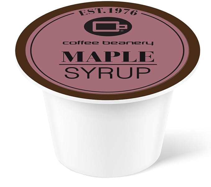 Maple Syrup Coffee Pods by Coffee Beanery | 192ct Bulk Flavored Coffee Pods Medium Roast Coffee