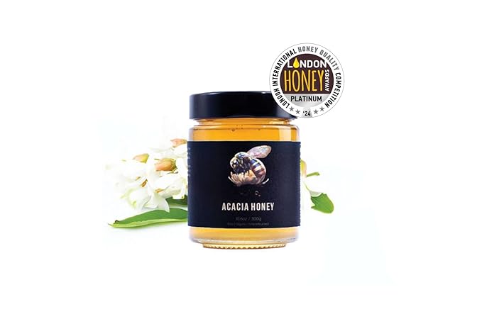 Global Award-Winning, 100% Raw Mountain Acacia Honey USDA grade A+, 97 Points.
