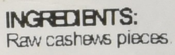 Sincerely Nuts - Raw Cashews Pieces Unsalted | Healthy Snack, Source of Protein | Keto and Paleo Friendly Gourmet Quality Vegan | Organic Cashew Nuts Bulk,2 (LB) Bag