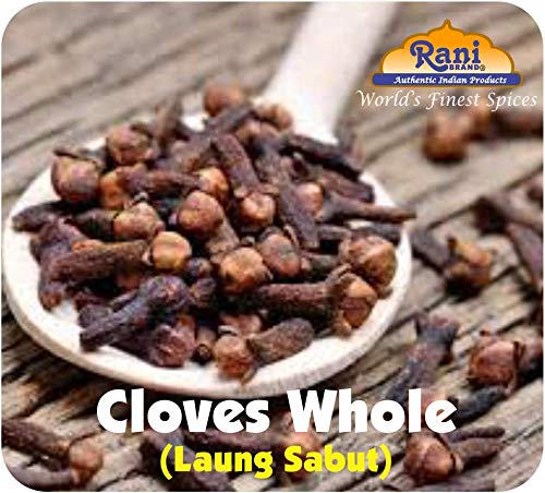 Rani Cloves Whole (Laung) 2oz (56g) Great for Food, Tea, Pomander Balls and Potpourri, Hand Selected, Spice, PET Jar ~ All Natural | NON-GMO | Kosher | Vegan | Gluten Friendly | Indian Origin