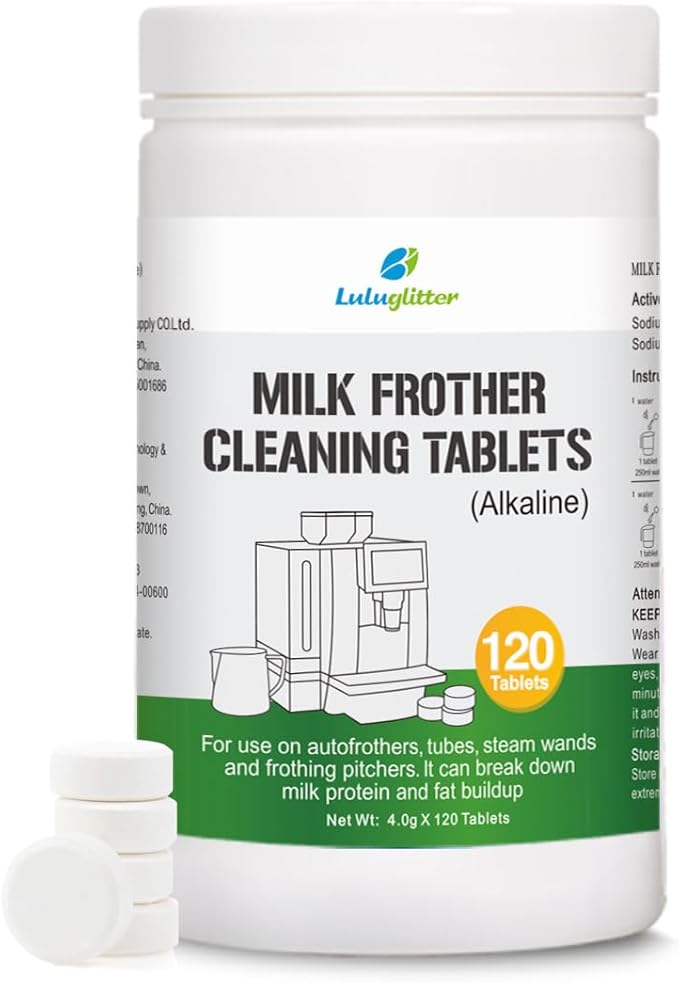coffee machine milk frother tablet 4g120t easily remove milk residue ad build-up in steam wands, valves, and tubes