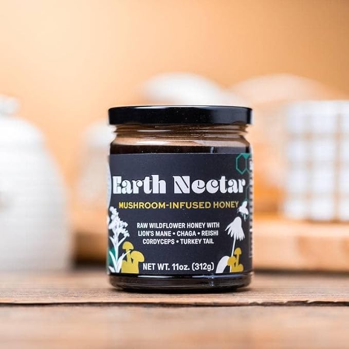 North Spore 'Earth Nectar' Mushroom Infused Wildflower Honey