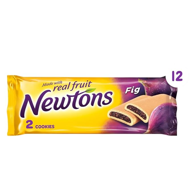 Fig Newtons Cookies Newtons Single Serve (12) 2oz Newtons Soft & Fruit Chewy Cookies - Newtons Cookies Fig Fruit Chewy (Lyfno Trademark Spoon Included)