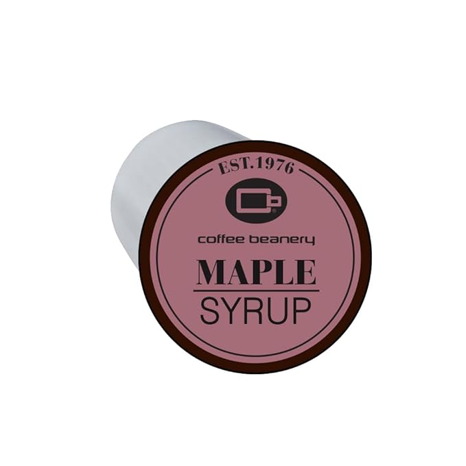 Maple Syrup Coffee Pods by Coffee Beanery | 12ct Flavored Coffee Pods Medium Roast Coffee Pods| 100% Specialty Arabica Coffee| Gourmet Coffee Pods