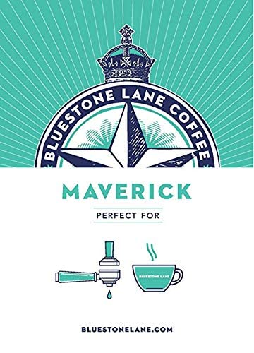 Bluestone Lane Coffee Beans, Maverick Espresso, Medium Roast, Whole Bean, 12 Ounce Bag