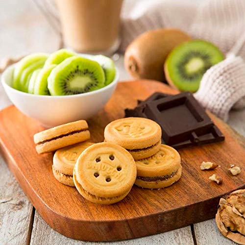 Mulino Bianco Baiocchi Cookies ??Pack of 10 (7.05oz Bags) ??Authentic Italian Biscuits with Chocolate Hazelnut Cream Filling ??Perfect Snack or Coffee Companion ??Made with Natural Ingredients and No Palm Oil