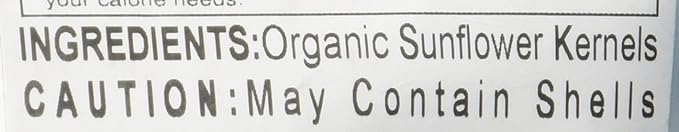 Food to Live - Organic Sunflower Seeds, 2 Pounds - Hulled, Raw, Non-GMO, Dried Kernels, Unsalted, Kosher, Vegan, Keto, Paleo, Sirtfood, Bulk