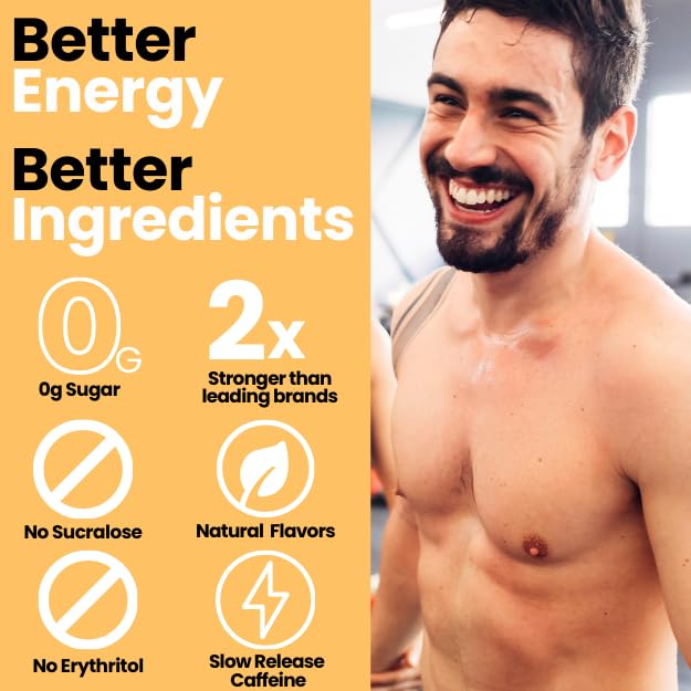 LivMatte Yerba Mate Instant Tea Drink Mix Powder Extract??Natural Yerba Mate Lemon Flavored Drink Mix Plant Extract Caffeine Alternative (Peach Mango)