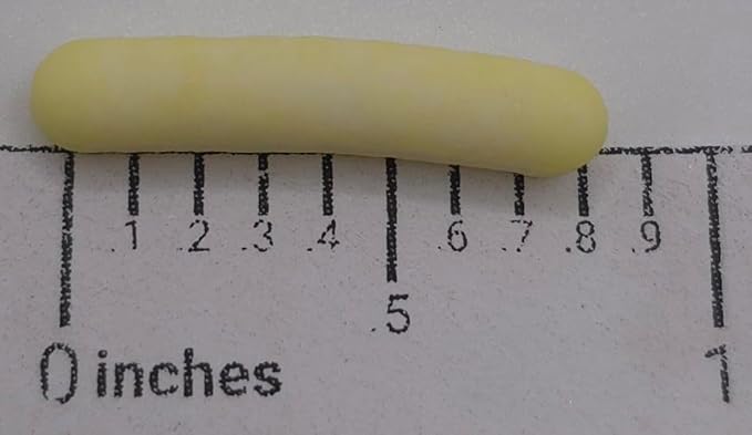 NCS Matte Yellow Large Shaped Rod Decorative Cake or Cupcake Edible Topper, 8 ounces