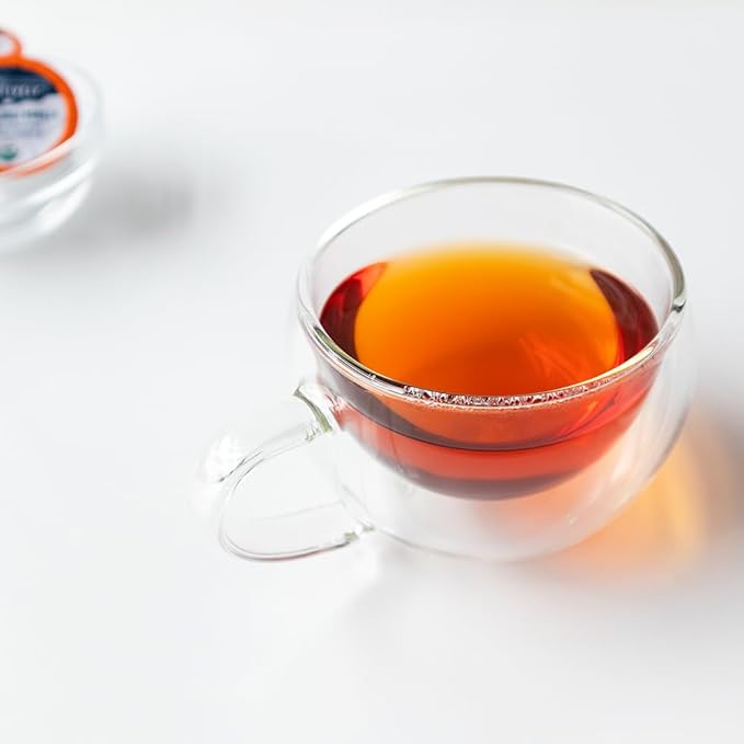 Organic Positively Tea Company, Blood Orange Vanilla Rooibos Tea, K-Cup Compatible, 24 Pods