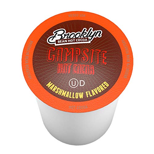 Brooklyn Beans Campsite Chocolate Mashmallow Hot Cocoa Pods, Compatible with K Cup Brewers Including 2.0, 40 Count
