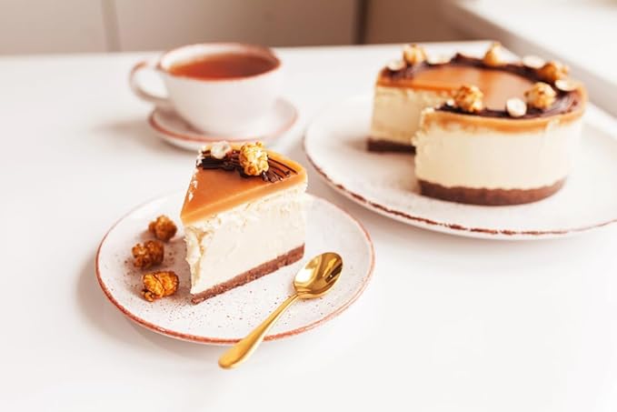 A Blend Above Sea Salt Caramel No-Bake Desserts Mix - All Natural, Vegan, Gluten Free, No MSG - Instant Dessert Mix, Fruit Dip, Bagel Topping, Frosting, Cheesecake Filling - Makes 16 Oz (Pack of 3)