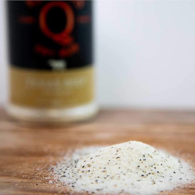 Kosmos Q Texas Beef Dry Rub, Steak Seasoning with Garlic, Onion, Lemon & Savory Spices for Steak, Beef Ribs, Brisket, Burgers, Chuck Roast, Dry Rub for Smoking & Grilling Meat, 13.8 Oz Shaker Bottle