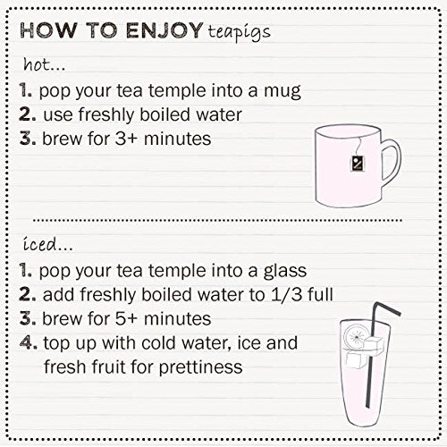 teapigs Darjeeling Earl Grey Tea Bags, 15 Count x 6 Boxes, Citrus Bergamot & Lime, Biodegradable Black Tea Bags (Pack of 2)