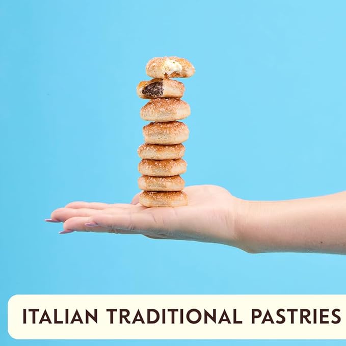 Tesoro Chocolate Filling by Pasticceria Matilde Vicenzi, Chocolate Cream Filled Puff Pastry Patisserie, Kosher Dairy, Made in Italy, 3.53oz (100g), 4-Pack