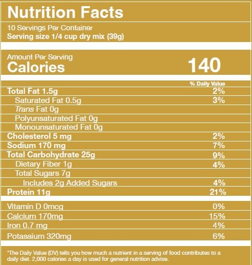 Heavenly Waffles짰 Mix, Banana, 11g Protein, Yogurt Based, Healthy and Nutritiously Balanced, Superior Tasting Waffles and Pancakes, 13.5 oz Pouch