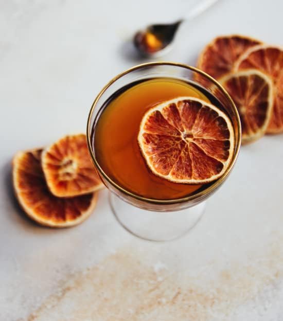 Dehydrated Dried Blood Orange Slices Wheels | 17+ Slices | 100% Natural | Sugar Free, Gluten Free | Dehydrated Citrus for Cocktails, Garnishes, Deserts | 1.76 Oz (50 Grams) | Drink Botanicals Ireland