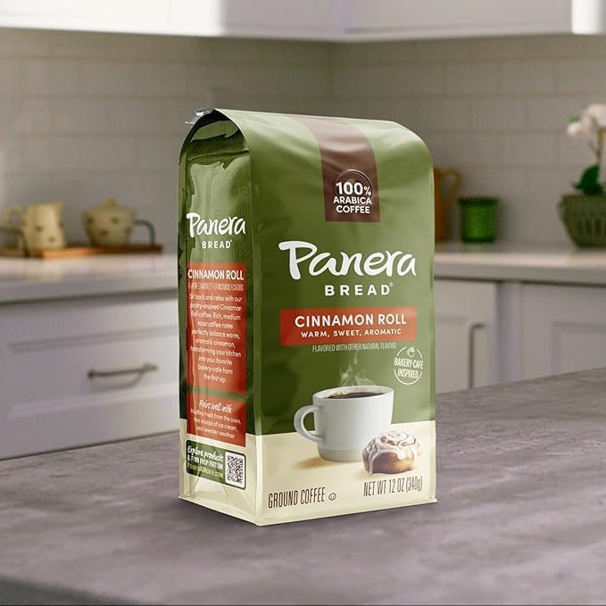 Panera Cinnamon Roll 12oz Ground Coffee