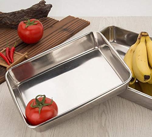 Old Tjikko Quarter Sheet Pan 16.2'' x 12.6'', 304 Stainless Steel Cookie Sheet Tray, Nonstick Baking Pan for Oven, Toaster, Cookie and Roasting, Dishwasher Safe & Rust Resistant