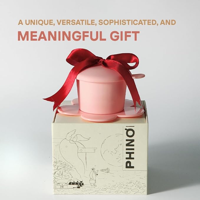??Pour Over Coffee Maker ??Vietnamese Coffee Dripper Phin Filter ??Single Cup Dripper with Flower Design ??Reusable Coffee Filter- Paperless Filter for Sustainable Brewing (Pink Pastel)