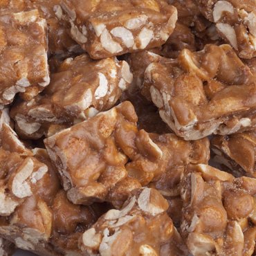 FERIDIES Virginia's Finest Peanut Brittle Crunch Made with Extra Large Peanuts 9 Ounce (Pack of 1)
