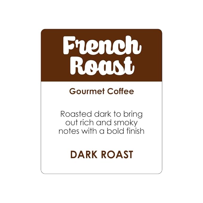 Donut Café – Gourmet Single Serve Coffee Pods for Keurig K-Cup Brewers, Dark Roast, 100% Arabica, Non-GMO & Gluten Free, French Roast Blend, 36 Count