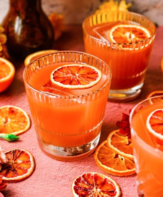 Dehydrated Dried Blood Orange Slices Wheels | 17+ Slices | 100% Natural | Sugar Free, Gluten Free | Dehydrated Citrus for Cocktails, Garnishes, Deserts | 1.76 Oz (50 Grams) | Drink Botanicals Ireland