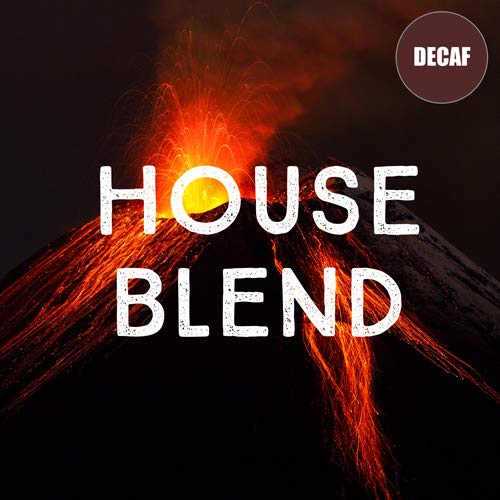 Volcanica House Decaf Coffee, Ground, Swiss Water Processed, Fresh Roasted, 5 lbs