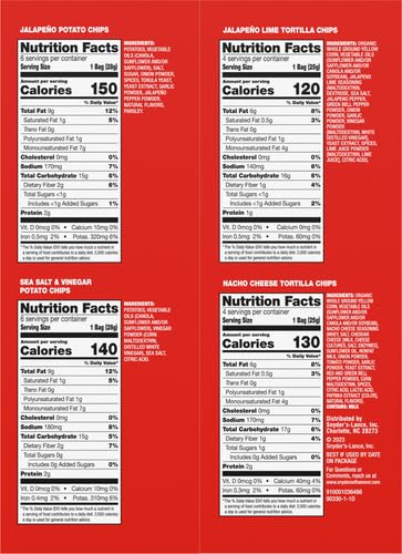 Kettle Brand and Late July Snacks Mix Variety Pack, 20 Count Snack Bags (Pack of 4)