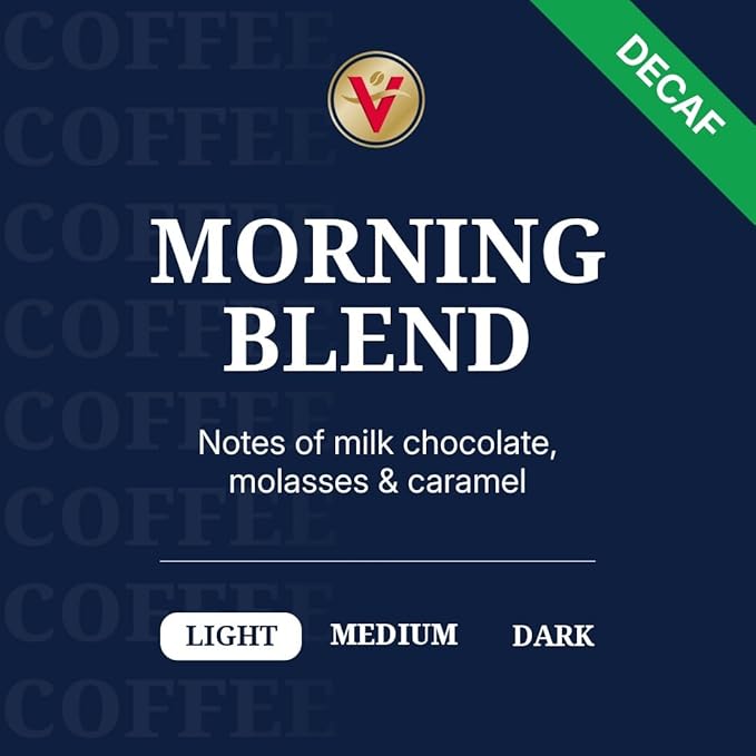 Victor Allen's Coffee Decaf Morning Blend, Light Roast, 42 Count, Single Serve Coffee Pods for Keurig K-Cup Brewers