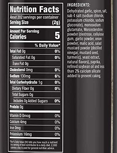 Kosmos Q The Best Sizzlin' Gourmet Burger Seasoning for Grilling - Hamburger Deluxe Seasoning for Ground Beef, Burger Patties, Meatloaf, Barbecue Brisket & Chili - Hamburger Rub (14.2 oz)
