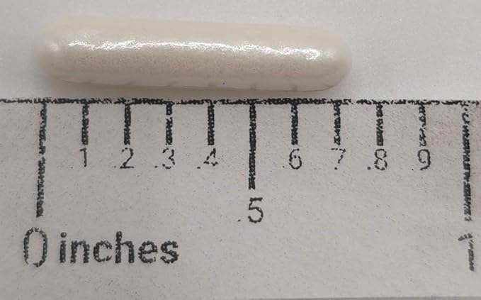 NCS Pearlized White Large Shaped Rod Decorative Cake or Cupcake Edible Topper, 8 ounces