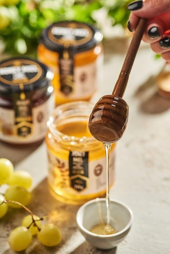 HONIGMA® Raw Linden Honey | Exquisite Taste | 100% Pure | Unpasteurized | Unfiltered | Partially crystallized | 250g/8.8oz