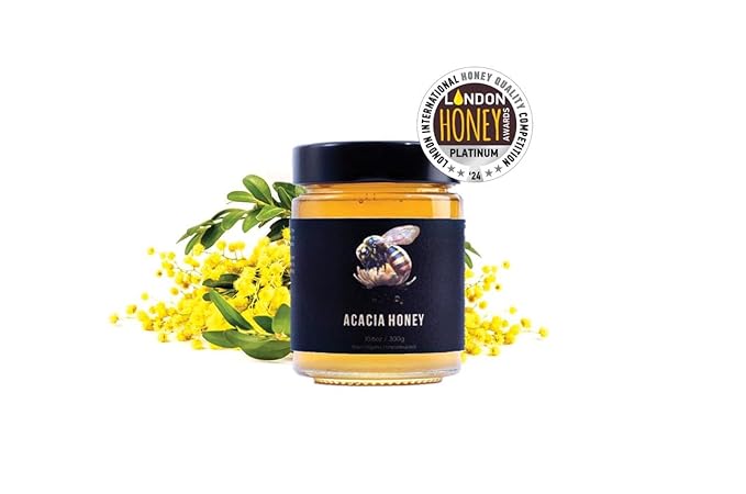 Global Award-Winning, 100% Raw Mountain Acacia Honey USDA grade A+, 97 Points.