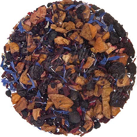Denise's Fine Tea, USDA Organic, Bingo Blueberry, Herb and Fruit Tea, Caffeine-Free, Loose Leaf (100g)