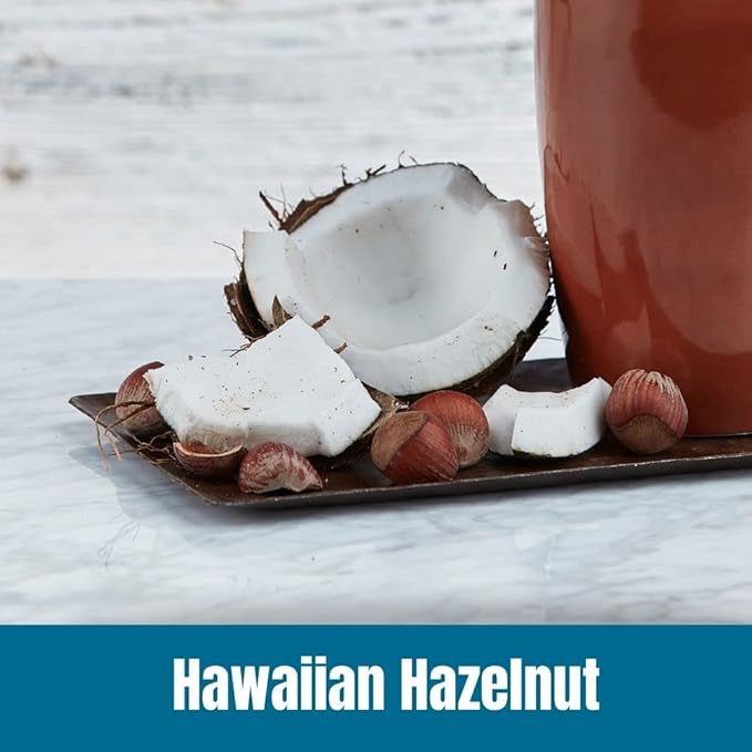 Door County Coffee Hawaiian Hazelnut Flavored -10oz Bag - Ground Medium Roast - 100% Arabica - Hawaiian Hazelnut
