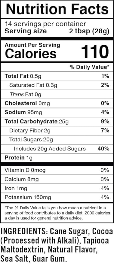 Castle Kitchen Double Dutch Dark Chocolate - Dairy-Free, Vegan Premium Hot Chocolate Mix - Just Add Water (Pack of 2)