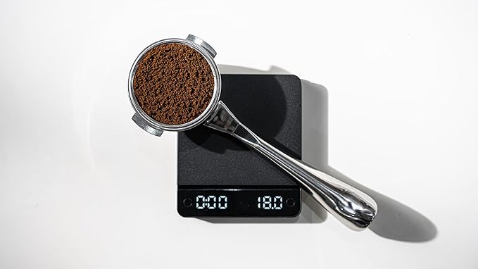 CafeSing COD 58mm Espresso Portafilter, All Stainless Steel, 180ì§?Horizontally Lay Flat, Bottomless, 2 Ears