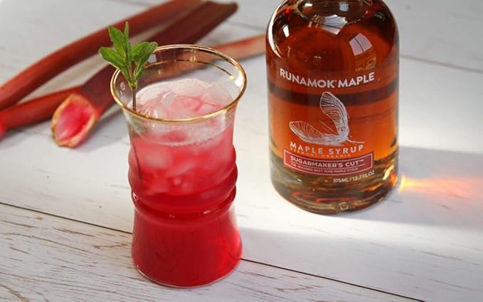 Runamok Maple Syrup Organic Sugarmaker's Cut - Grade A Vermont Maple Syrup, Amber Color, Rich Taste | Pure Maple Syrup & 100% Natural | Classic Breakfast & Pancake Syrup | 25.36 Fl Oz (750mL)