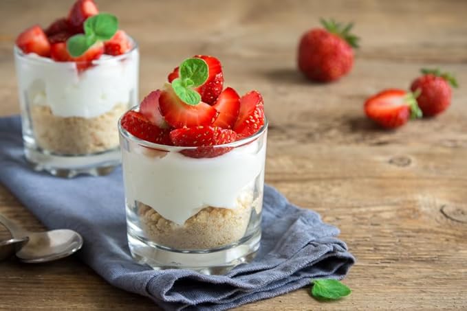 A Blend Above Vanilla Cream Cheesecake Mix - No-Bake Desserts, All Natural, Vegan, Gluten Free, No MSG - Instant Dessert Mix, Fruit Dip, Bagel Topping, Frosting, Cheesecake Filling - Makes 16 Oz (Pack of 3)
