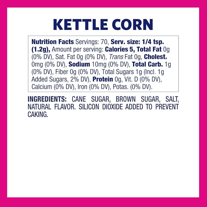 Kernel Season's Popcorn Seasoning, Kettle Corn, 3 Ounce (Pack of 6)