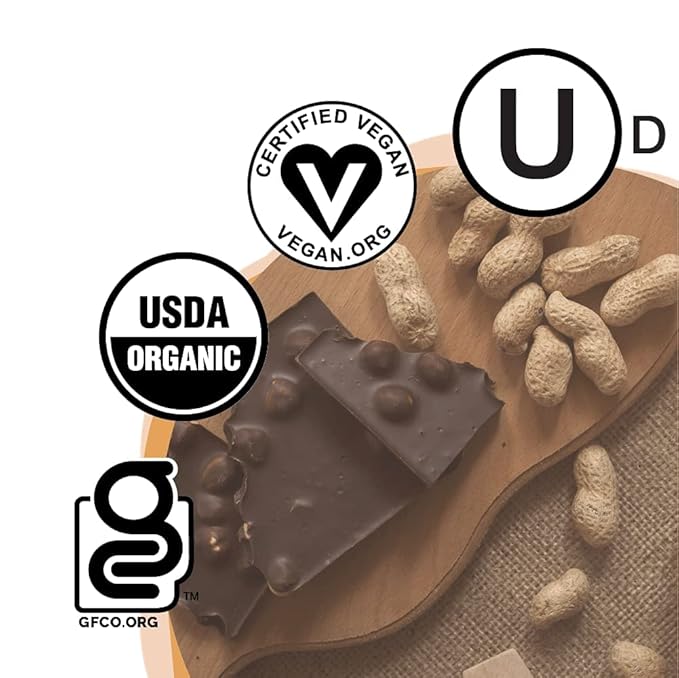 Skout Organic Chocolate Peanut Butter Kids Snack Bars (18 Pack) | Organic Kids Snack Bars | School Snacks & Lunch Snacks | No Refined Sugar | Vegan & Paleo | Gluten, Dairy, Grain Free